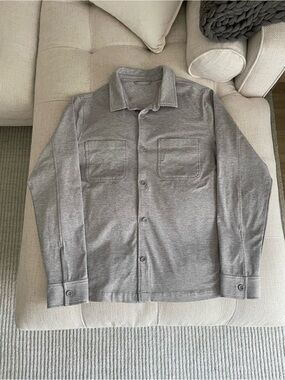 Vuori Coronado Shirt Jacket Grey Heather